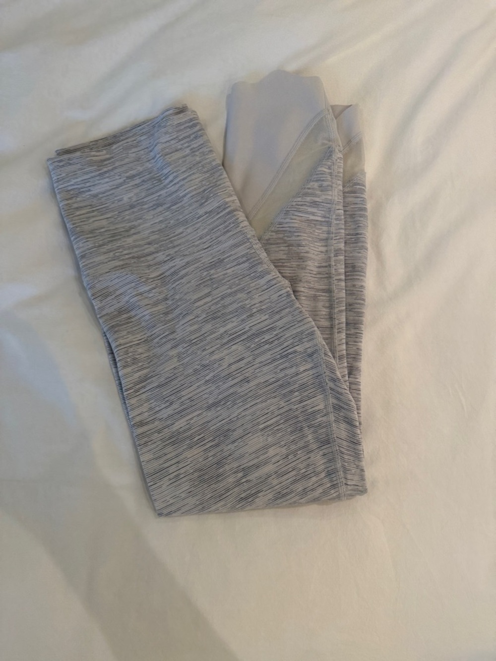 Heathered Light Gray Leggings